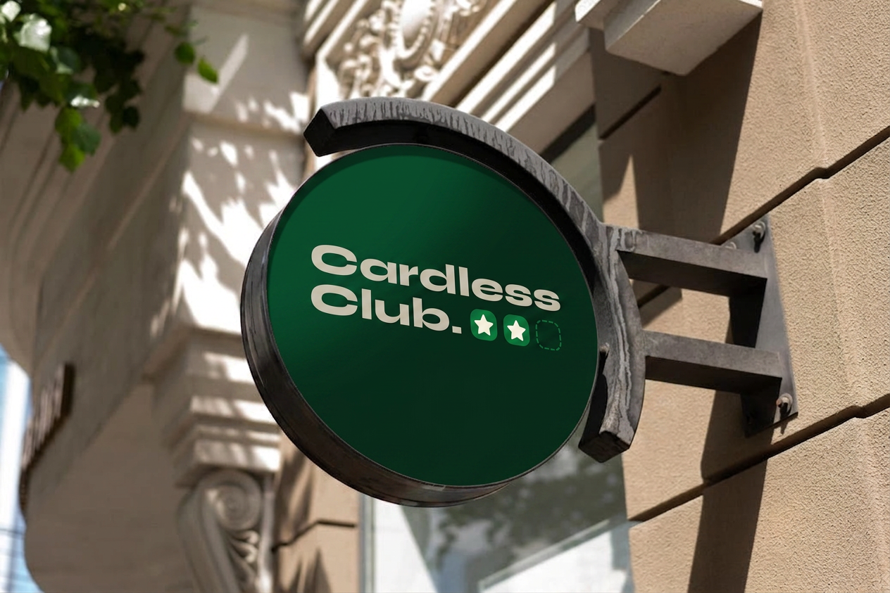 A local shop using Cardless Club at the counter