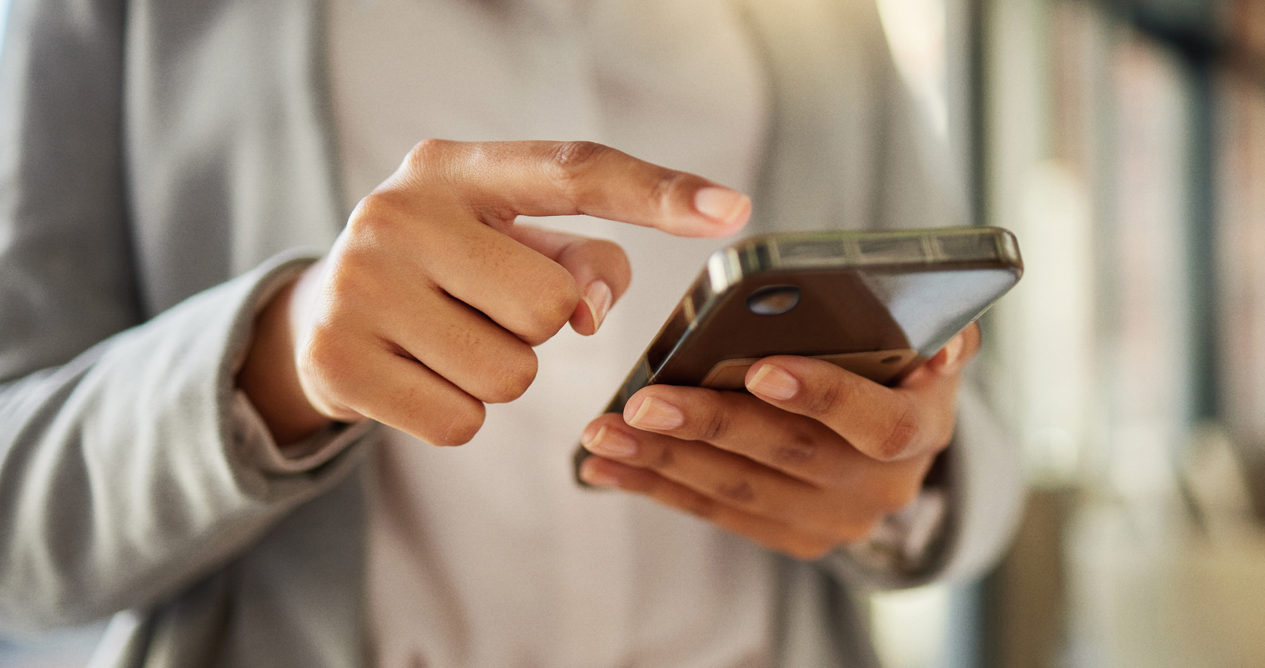 Keeping all your loyalty cards on your phone instead of carrying plastic cards